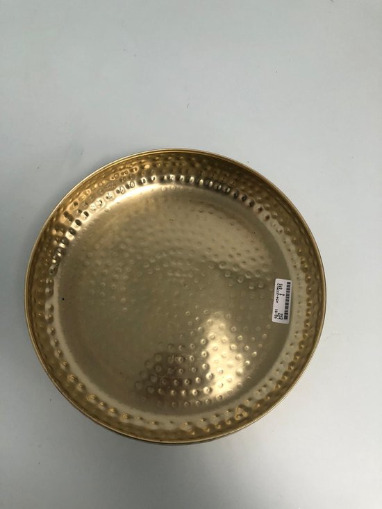 Onderhoudbaar knal fusie Decoratieve schaal - goud - 25 cm | bol.com