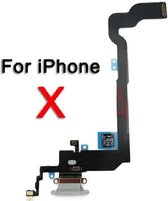 Laad Connector Flex - Telefoon Reparatie Onderdeel - Geschikt voor iPhone X - Wit