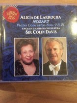 1-CD MOZART - PIANO CONCERTOS 9 & 21 - ENGLISH CHAMBER ORCHESTRA / SIR COLIN DAVIS / ALICIA DE LARROCHA