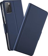Luxe blauw agenda wallet hoesje Samsung Galaxy A41
