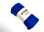 VIVA LIving Fleece deken - 130 x 170cm - blauw