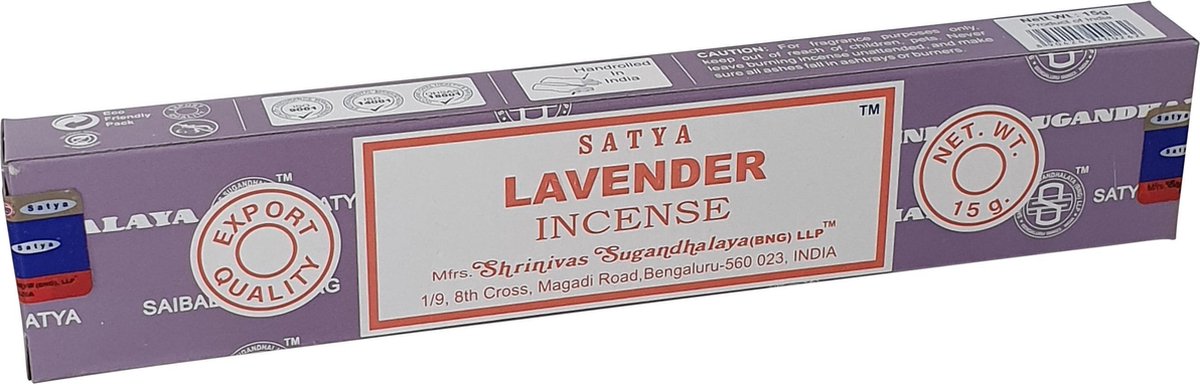 Goedkoopste Wierookstokjes Satya Lavendel (los pakje van 15 gram