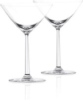 Colour Kristal Martini glazen - Cocktail glas - 230 ML - 2 stuks