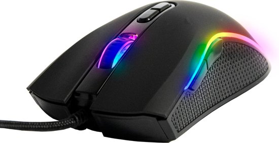 Silvergear Gaming Muis - Game Mouse - Muis met Draad - Bedrade Muis - Voor Laptop en Computer - RGB