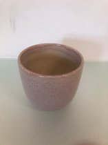Ronde vaas ( roze )