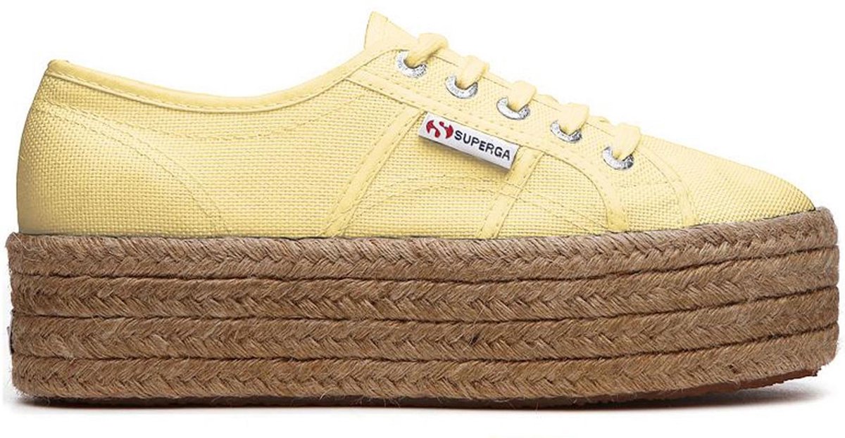 superga yellow platform