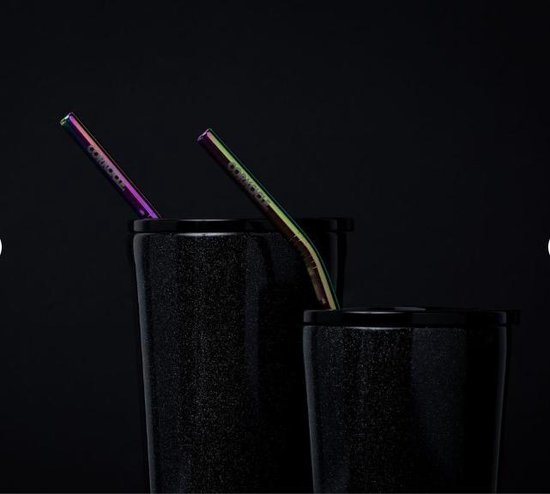Paille à gobelet en acier inoxydable Corkcicle (paquet de 2 avec nettoyant)