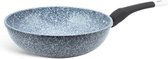 Edënbërg Stonetec Line - Poêle wok en céramique - 28 cm - Revêtement antiadhésif 3 couches!