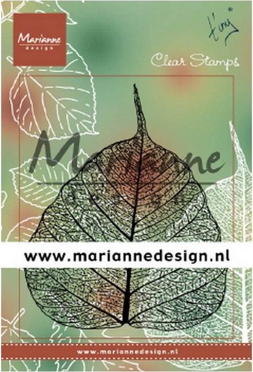 Marianne Design • Clear stamps Tiny's leaf
