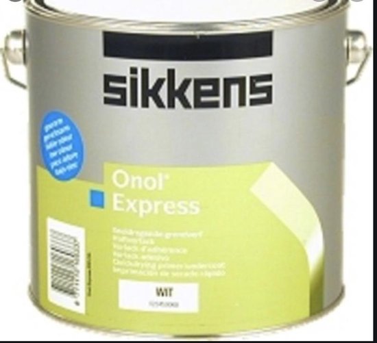 Sikkens Onol express 2.5L-Wit-Sneldrogende grondverf. | bol.com