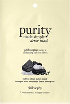 Philosophy Purity Made Simple Bubble Clean Detox Mask Masker 15 ml