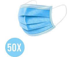 50 stuks 3-laags mondkapjes | Niet Medische mond-en neusmaskers | Geschikt voor OV