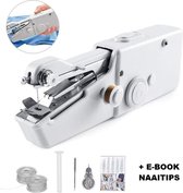 Mini Handnaaimachine - Draagbare Hand Naaimachine - Naaien - Verstellen - Zomen - Diverse Stoffen - Reparaties - Snoerloos en Compact