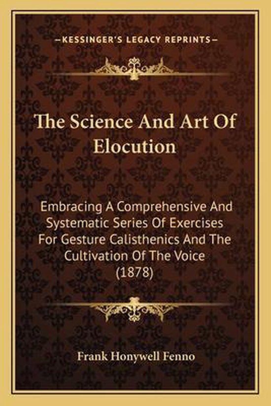 The Science and Art of Elocution - cover