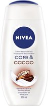 Nivea Douchegel Women – Care & Cacao - Voordeelverpakking - 6 x 250 ml