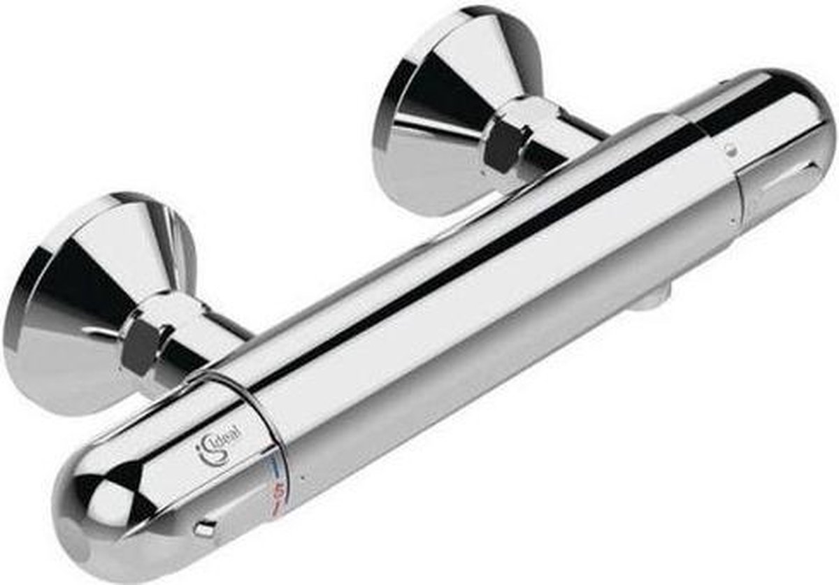 Ideal Standard CeraTherm E douchethermostaat antikalk met S-koppelingen chroom