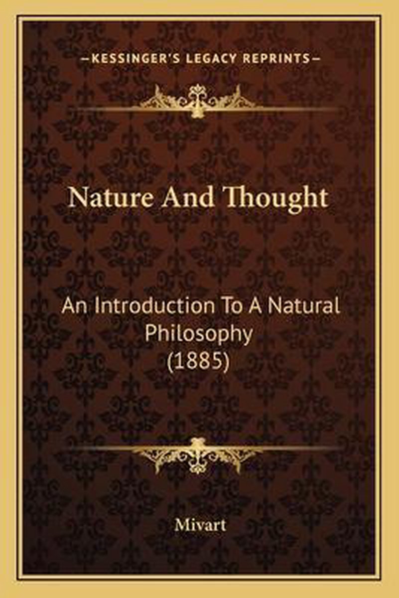 Nature And Thought van