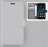 Huawei P9 Plus smartphone hoesje book style wallet case wit