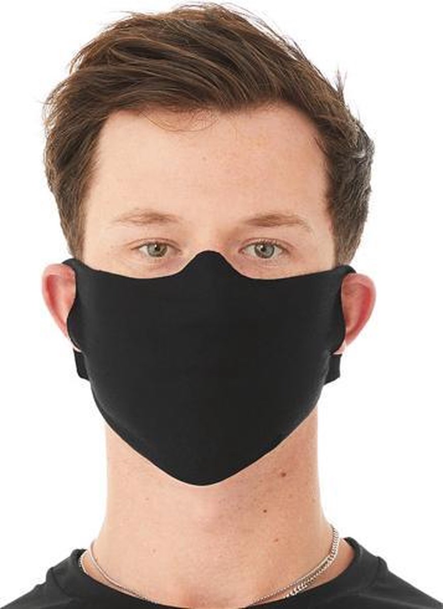 Basic mondkapje - mondmasker - masker zwart | 3 stuks | bol.com