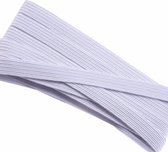 Elastiek koord 14mm wit | 3 meter | Elastiek naaien | Elastiek voor het maken van maskers | Elastiek band | Rekkers voor mondkapjes & mondmaskers medisch