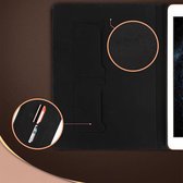 Hoes geschikt voor iPad Pro 2020 12.9 inch - Leren Case Zwart
