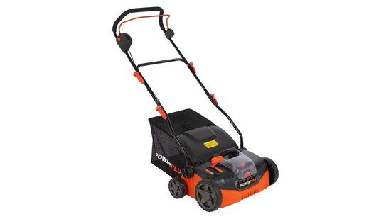 Powerplus POWDPGSET34 Verticuteermachine - 40V - 36 cm maaibreedte - 45 liter opvangzak - met beluchter