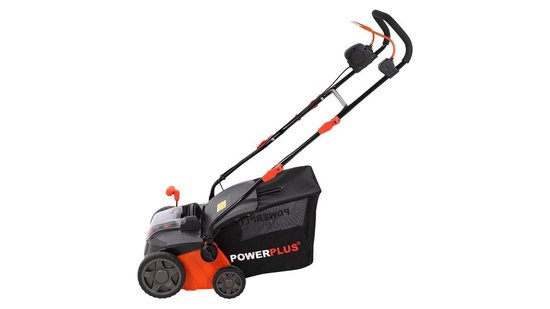 Powerplus POWDPGSET34 Verticuteermachine - 40V - 36 cm maaibreedte - 45 liter opvangzak - met beluchter
