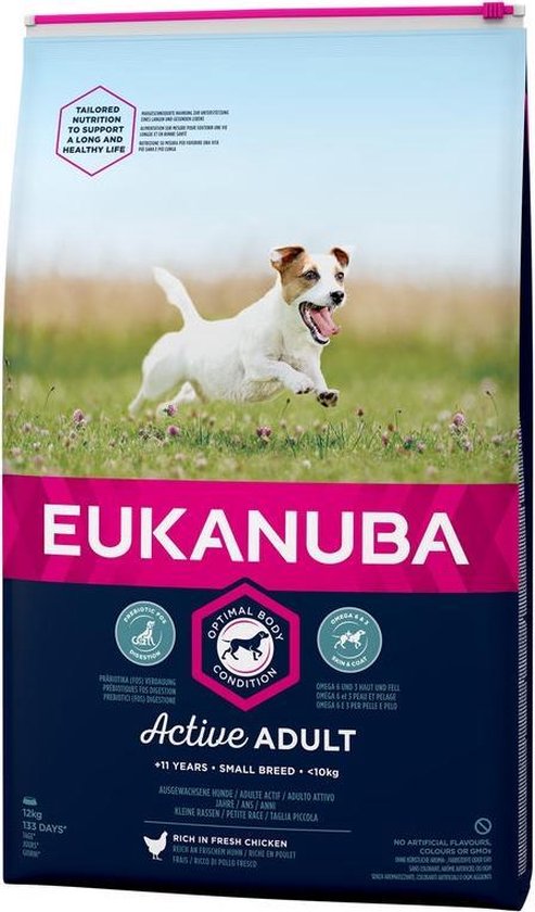 Weerkaatsing Buskruit Ideaal Eukanuba Dog Adult - Small Breed - Hondenvoer - 3 kg | bol.com