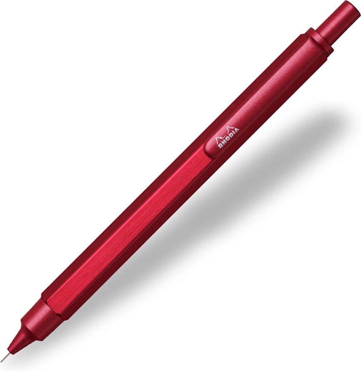 Rhodia Script Mechanical Vulpotlood – Rode body – 0,5 mm schrijfbreedte