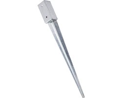 Paalhouder met Pen Vuurverzinkt Vierkanthout 151x151x900x2,5 mm