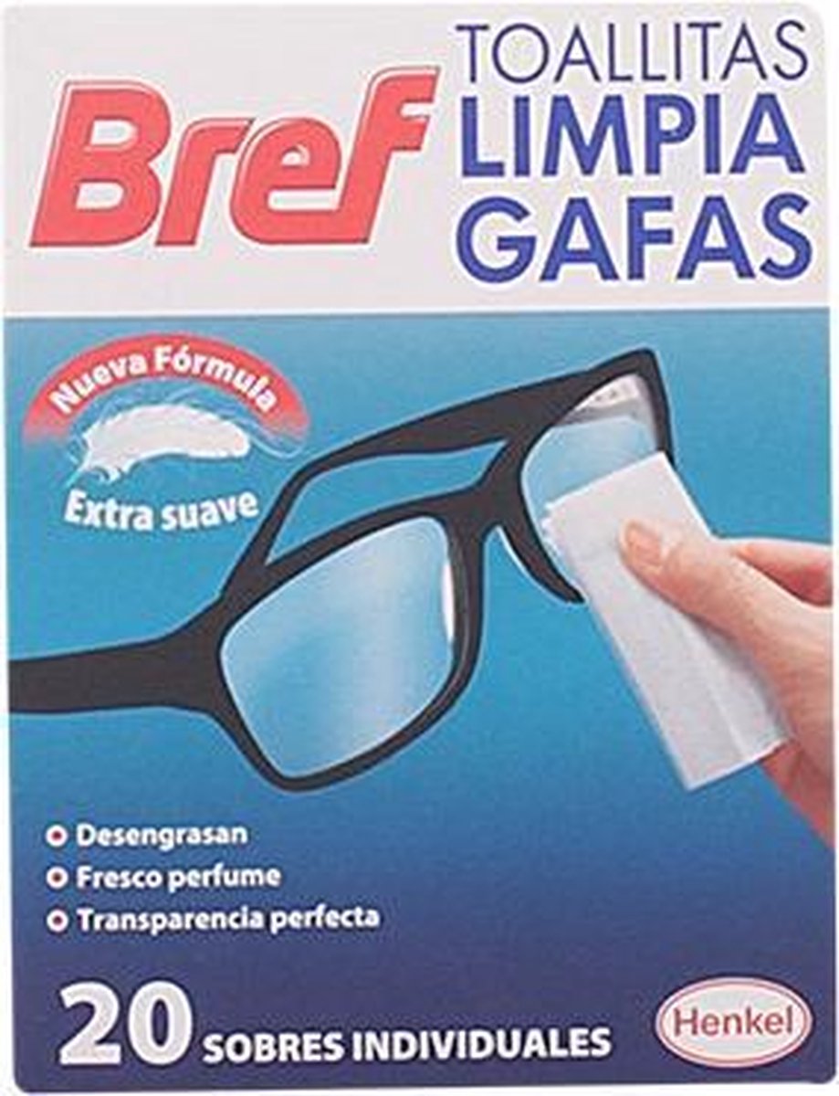 Goedkoopste Bref Toallitas Limpiagafas 20 Uds
