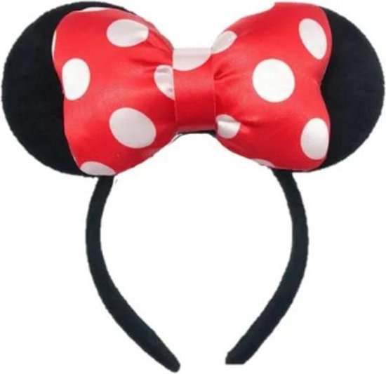 ondersteuning mode klein Minnie Mouse, Mickey Mouse, diadeem, luxe, 3D, rood stippen | bol.com