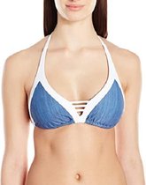 Seafolly Denim Bikinitopje - Block Party D Tri Bra - maat 36 (S)