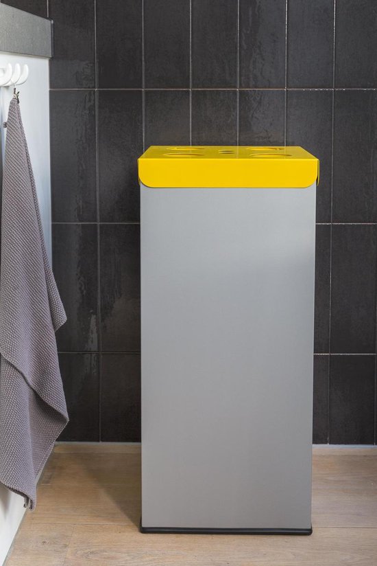 Easybin EKO Modulair 50 Liter afvalscheiding koffiebekers GEEL