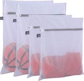 Waszakjes - Set van 4 Verschillende Wasnetjes -  Geschikt voor Schoenen/Kleding/Laken/Lingerie/Ondergoed - Laundary Bag - Travel Organizers