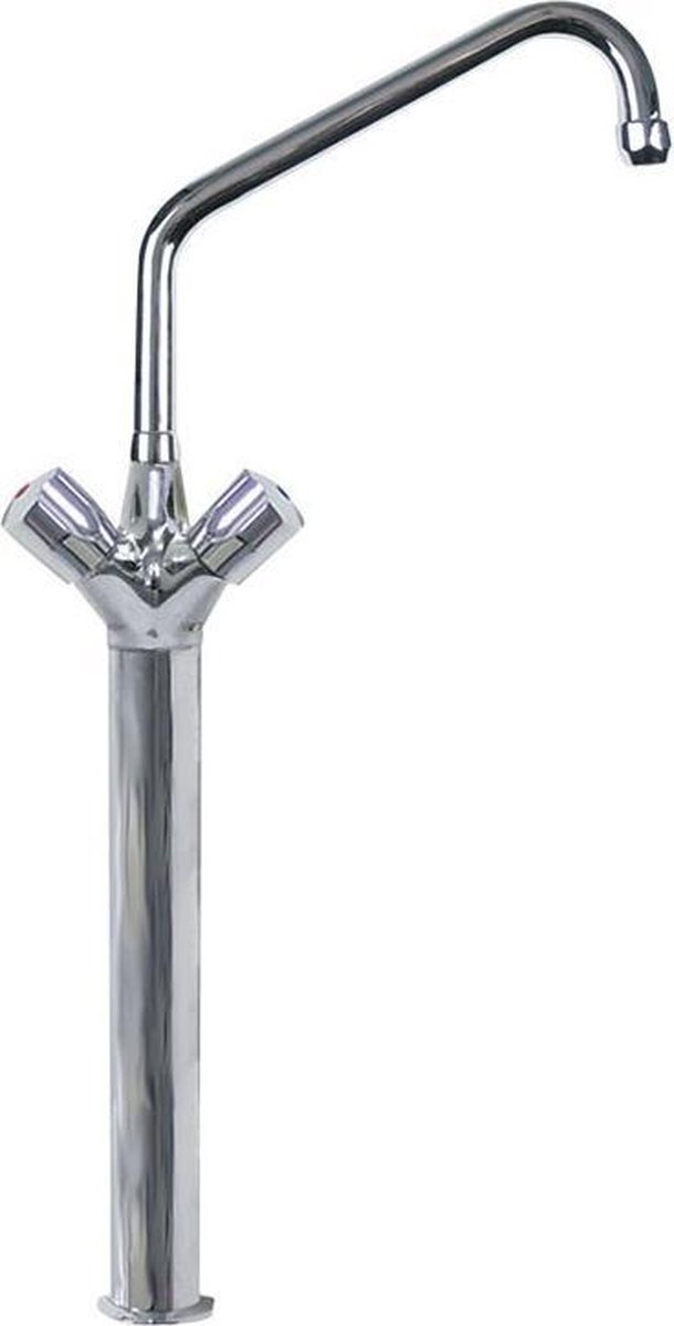 Gastro-Inox High Performance monobloc Ø25mm mengkraan, lengte 200mm op 200mm kolom