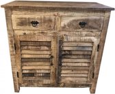 Industriële kast / Dressoir van Mangohout - Dressoir - 90 cm breed