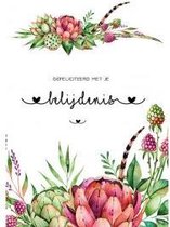 Kaart - A6 - 10x15cm - Met envelop - Belijdenis Rode Bloemen - Belijdenis - Christelijke kaart - Majestic Ally - 12 stuks