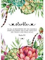 Kaart - A6 - 10x15cm - Met envelop - Sterkte - Troost, bemoediging - Majestic Ally - 12 stuks