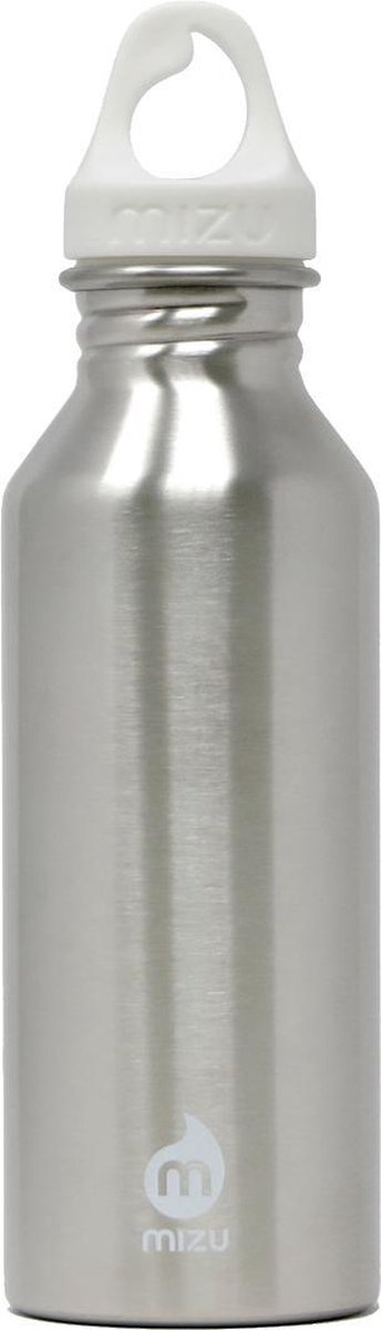 Mizu Drinkfles M5 Stainless Duurzame RVS Waterfles 500 ml - zilver RVS