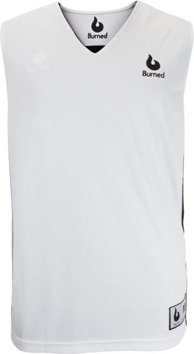 Burned Dubbelzijdig Jersey Zwart Wit XXS