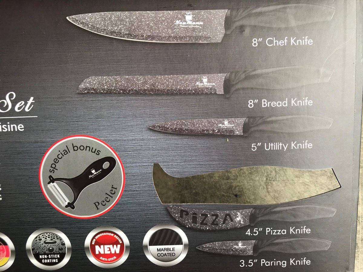Set de couteaux de cuisine Neu Mann | bol