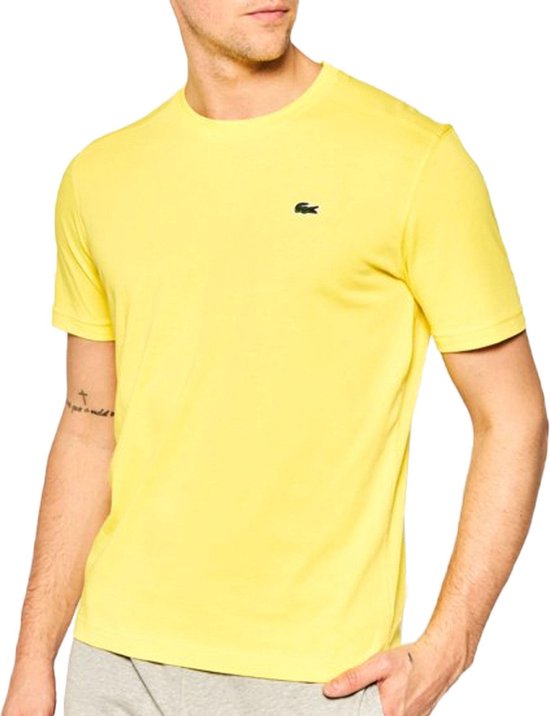 Lacoste T-shirt - Mannen - geel | bol.com