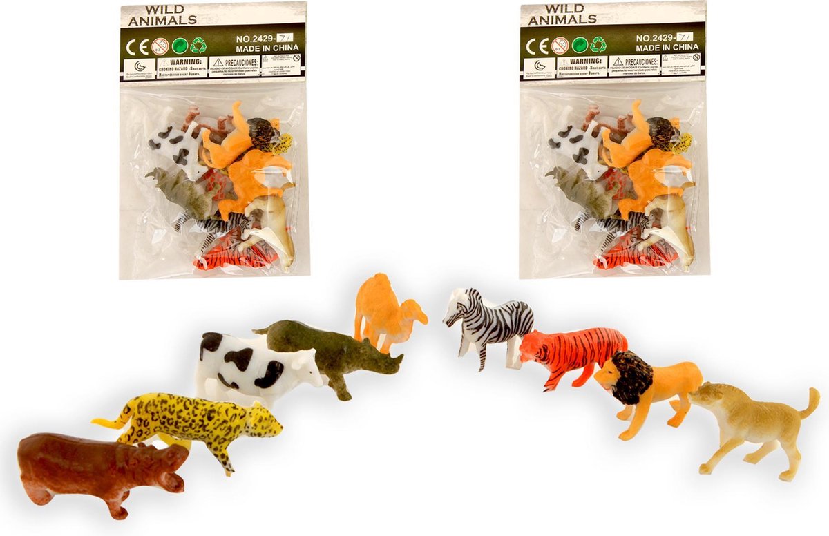 speelgoed animaux 6 pièces - The Animal World - Ensemble de figurines d' animaux sauvages