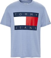 Tommy Hilfiger T-shirt - Mannen - blauw (verwassen)/donkerblauw/rood/wit