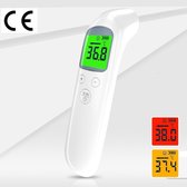 Elris - Contactloze Infrarood voorhoofd koortsthermometer - LCD-display - Wit