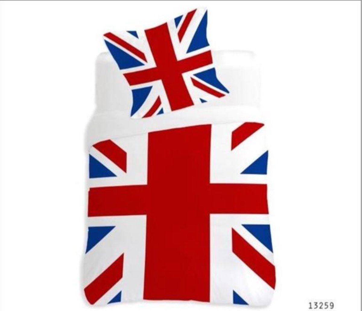 1-Persoonsdekbedovertrek UK flag 140x200cm