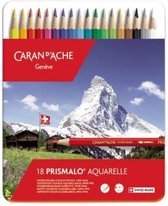 Crayon de couleur Caran D'ache Prismalo boîte 18 pièces assorties