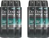 Dove Men + Care Deospray Talc Feel - Voordeelverpakking 6 x 150 ml