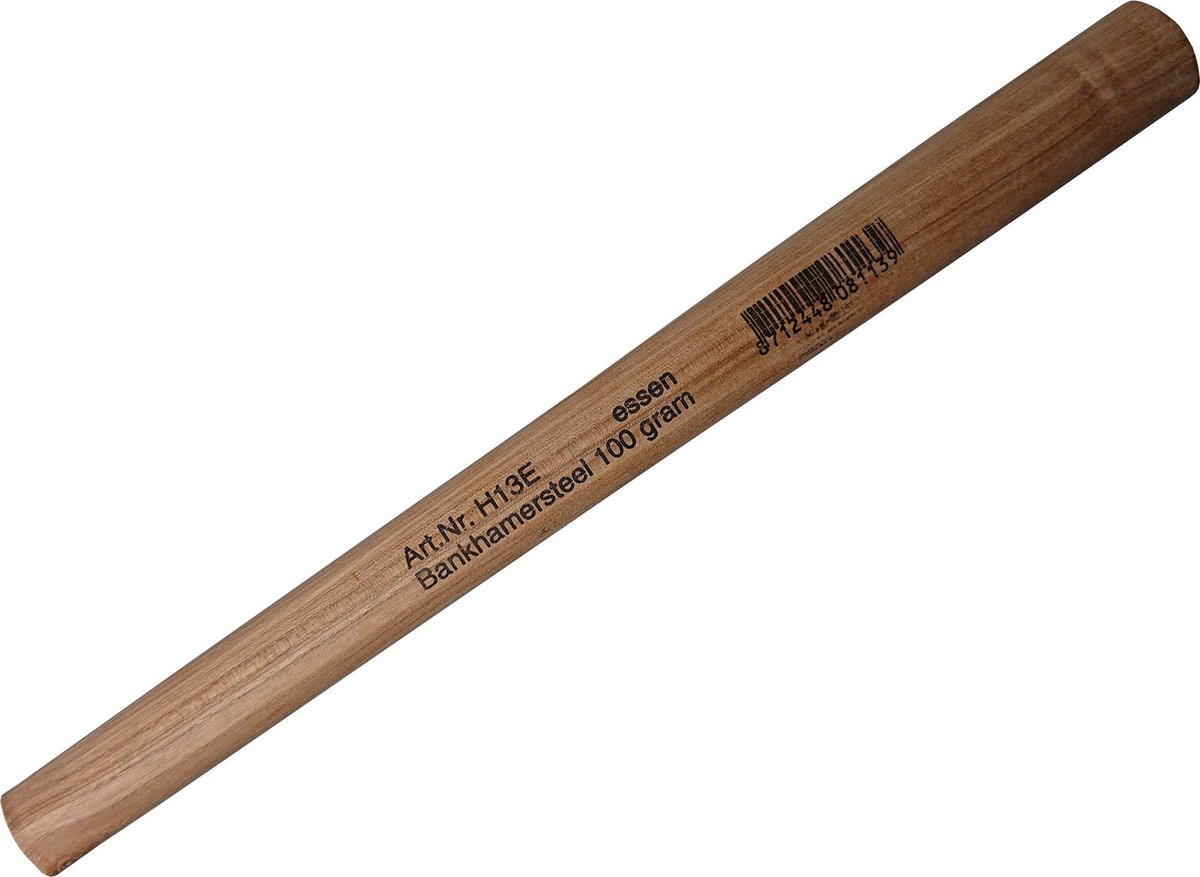 HICKORY manche marteau bois de frêne, Tête 18 x 10 mm> extrémité 23 x 16  mm, 26,3 cm